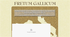 Desktop Screenshot of fretumgallicum.com