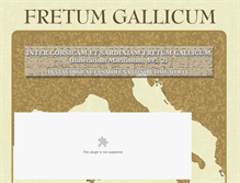 Tablet Screenshot of fretumgallicum.com